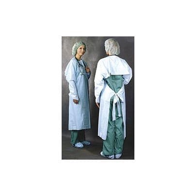 Busse Hospital Disposables Protective Procedure Gown, Blue - Image 1