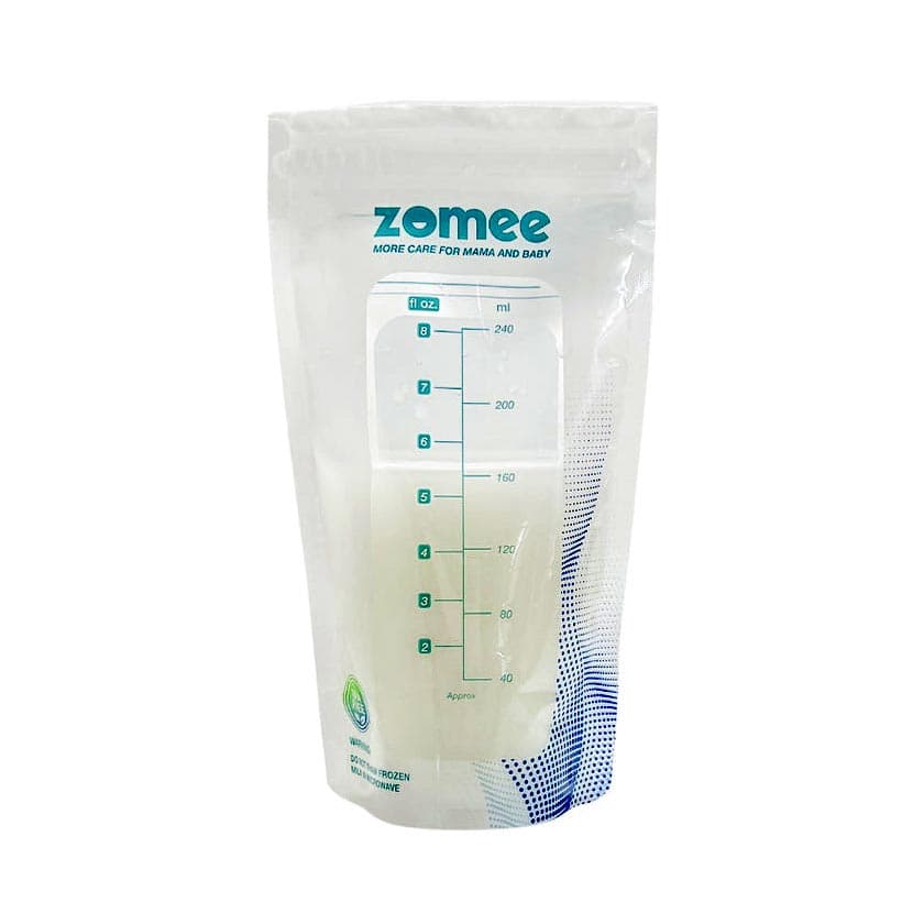 Zomee Breast Milk Storage Bag, 8 Oz