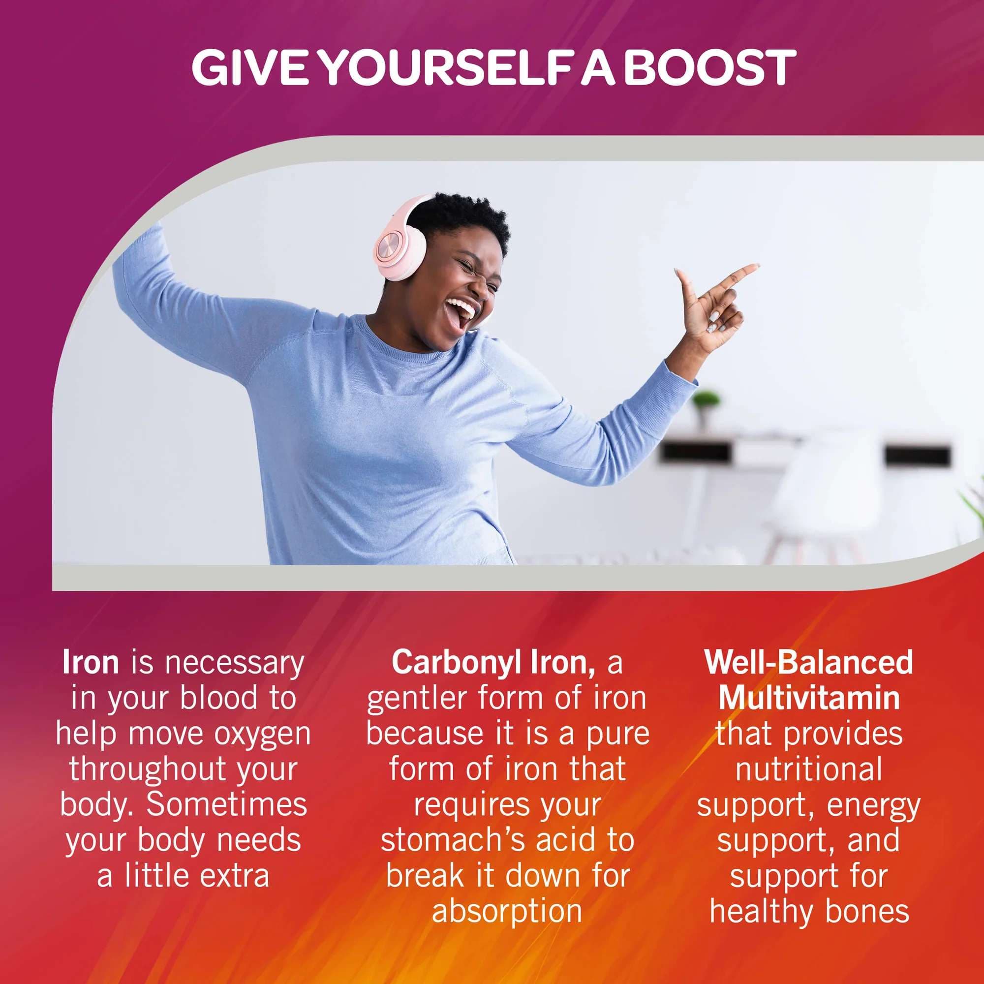 Geritol Multivitamin Nutrition Support Tablets - Bottle of 100 - Image 4