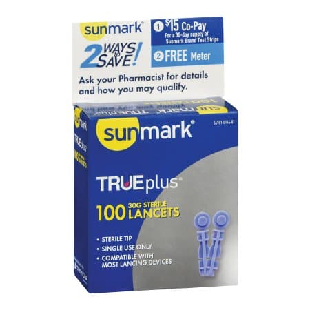 Sunmark TRUEplus Sterile Lancets - Image 1