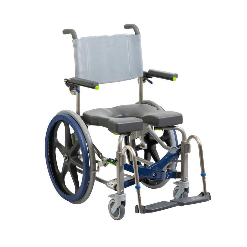 Raz ZÜM-SP Folding Mobile Shower Commode Chair