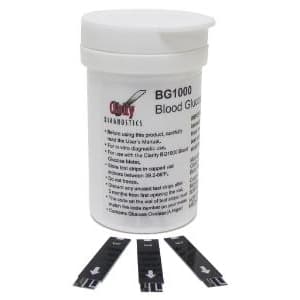 Clarity Blood Glucose Test Strip for BG1000 Blood Glucose Meter - Box of 50 - Image 2