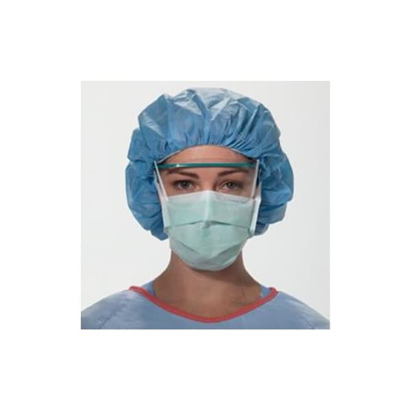 FluidShield ASTM Level 1 Surgical Mask, Green - Image 1