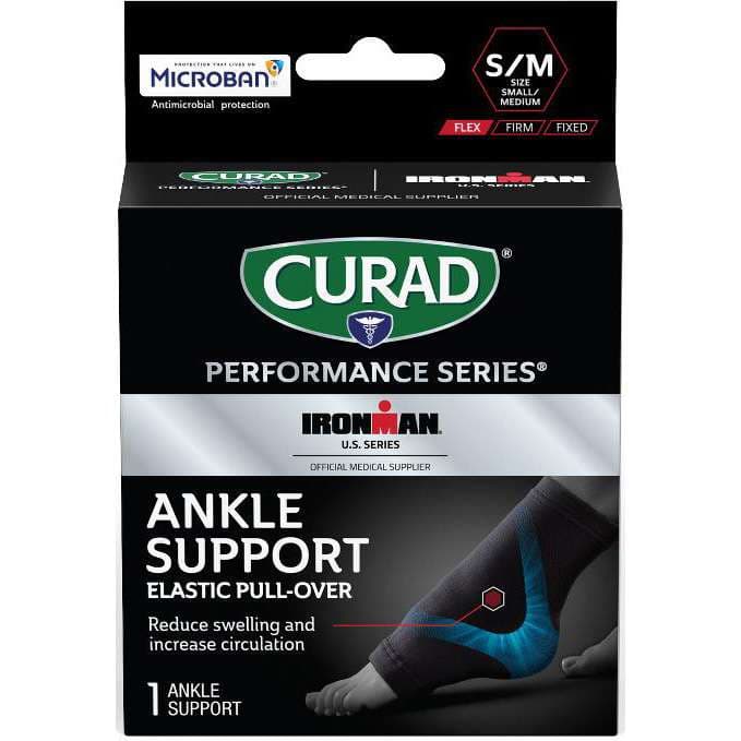 Medline Curad Performance Series Ironman Elastic Pull-Over Ankle Support - Image 2