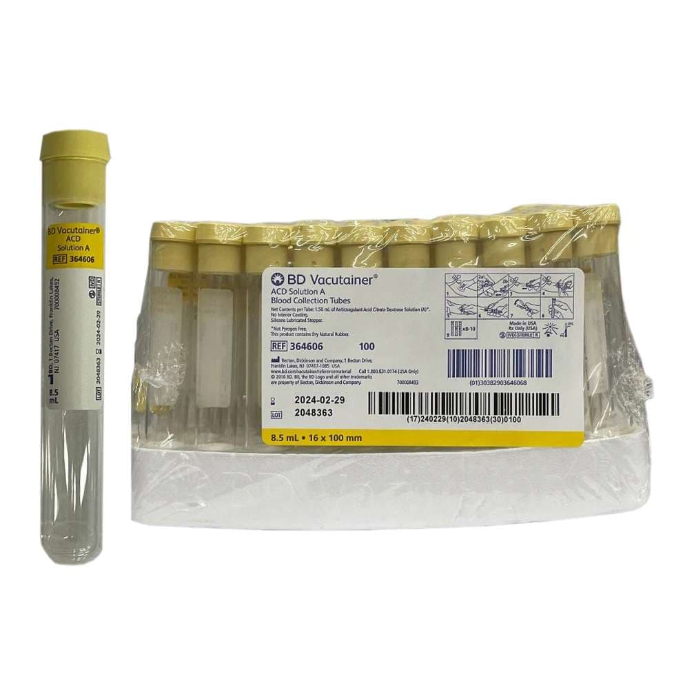 BD Vacutainer Venous Blood Collection Tube with ACD Solution A Additive