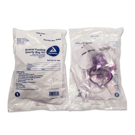 Dynarex Enteral Delivery Gravity Bag Set with ENFit Connector