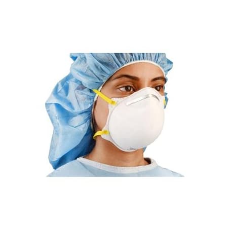 Cardinal Health Flat Fold N95 Surgical Respirator, Regular - Box of 50