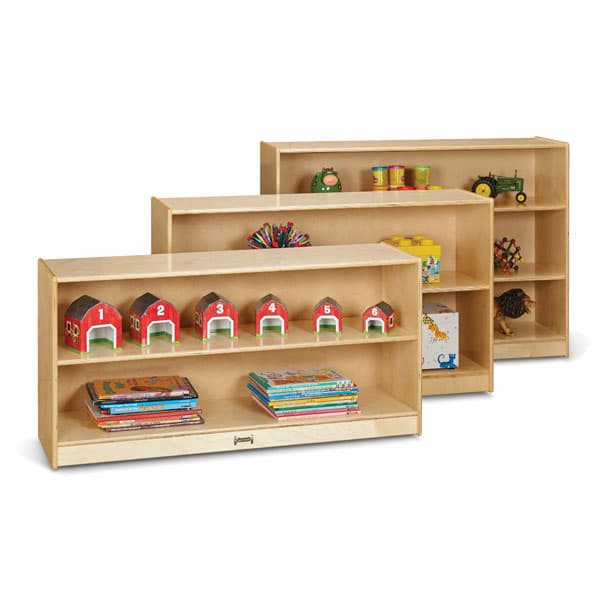 Jonti-Craft low adjustable mobile straight-shelf - Image 3