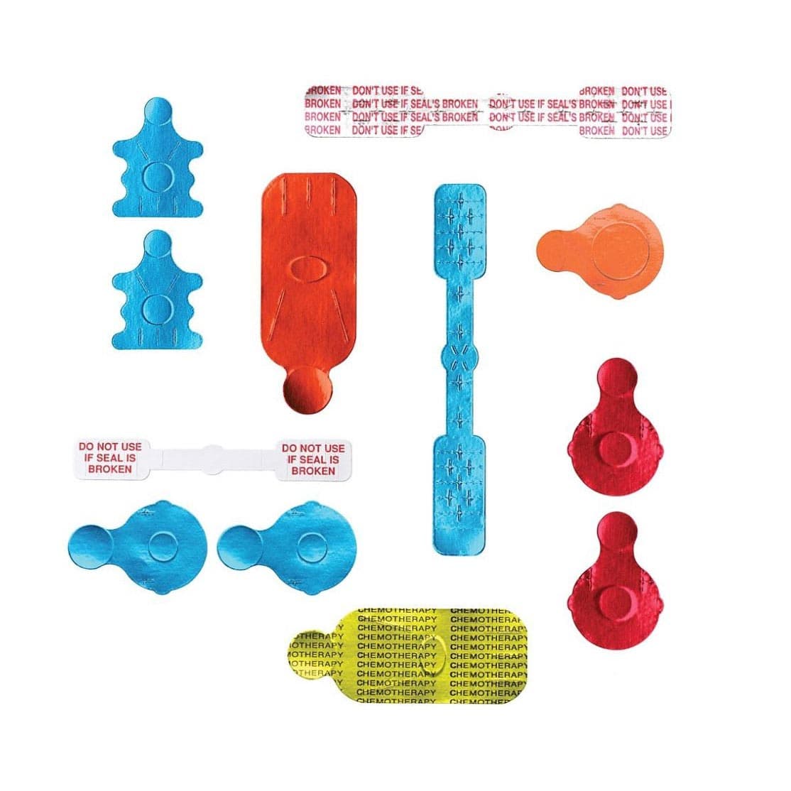 ChemoPlus IVA Security Seals For Pfizer Large Bags and ADD-Vantage System