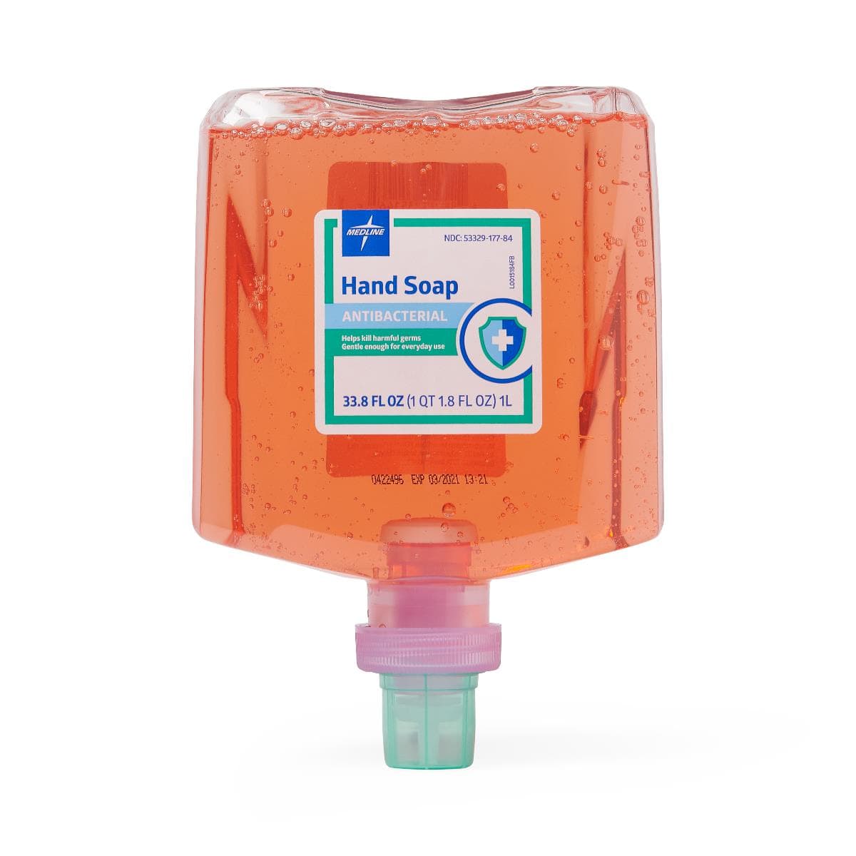 Medline 1000 mL Spectrum Antibacterial Soap - Image 1