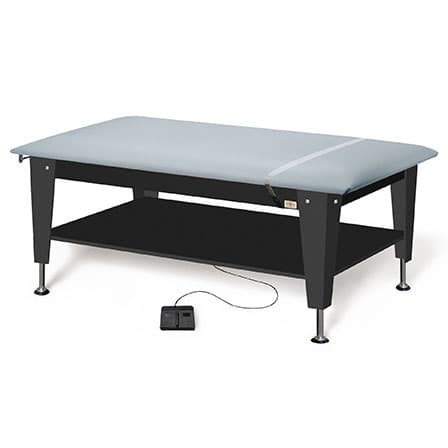 Hausmann 4723 Bariatric Ada Hi-Lo Power Treatment Table with Storage Shelf