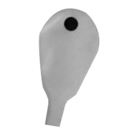 Torbot 2-Piece Ileostomy Rubber Pouch with Folded Seam, Small Opening, 10" W - Each - Image 1