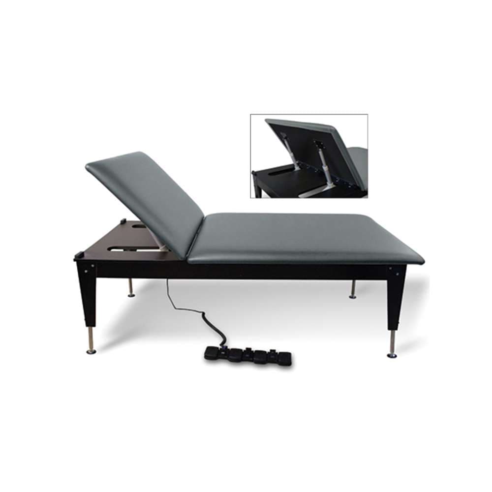 Hausmann Bariatric Electric Hi-Lo Mat Platform With Power Backrest