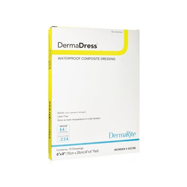 DermaDress Waterproof Composite Wound Dressing