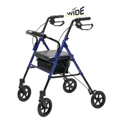 Lumex Set n' Go Wide Height Adjustable Rollator - Image 4