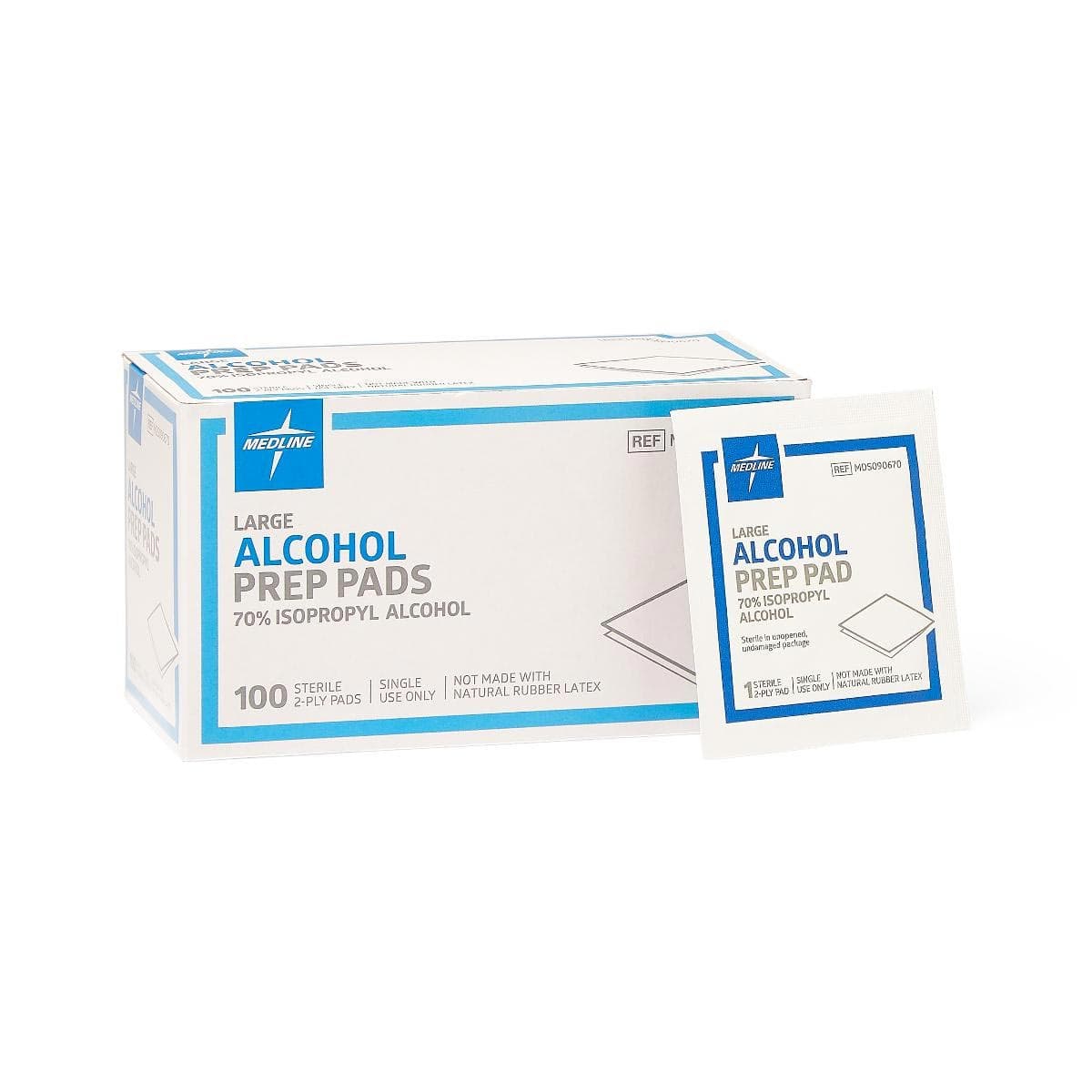Medline 2-Ply Alcohol Prep Pads