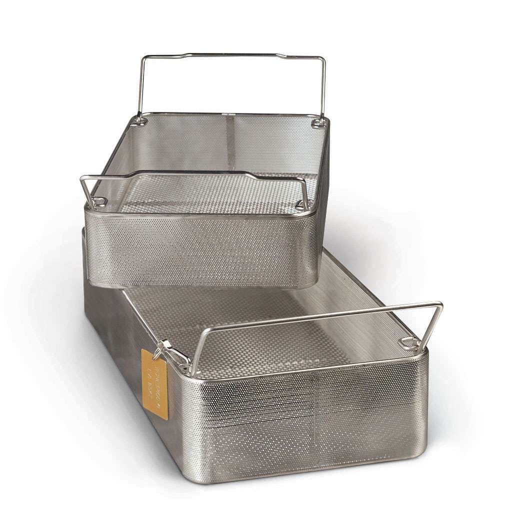Medline Stainless Steel Wire Mesh Instrument Sterilization Tray - Image 2