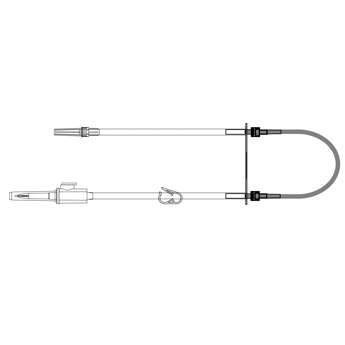 PharmAssist Heavy Duty Single Lead Tubing Set - Case of 30 - Image 1