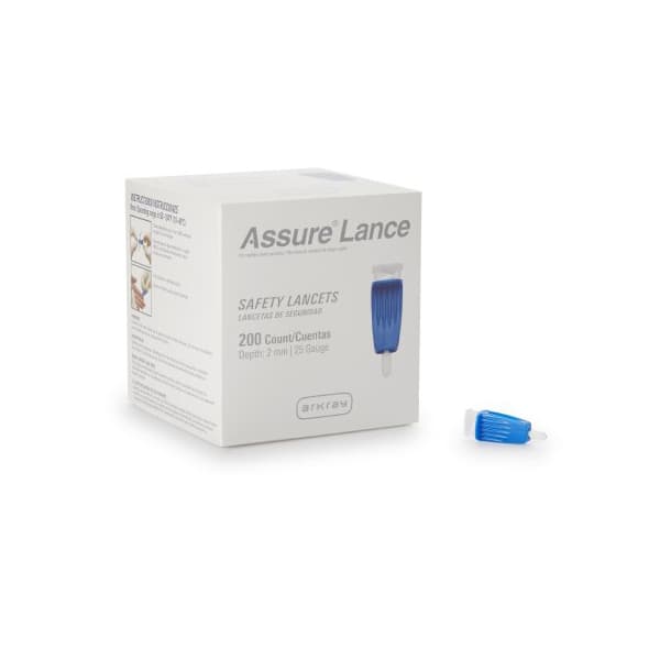 Assure Safety Lancet With Push Button Activation