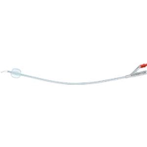 Rusch 100% Silicone Indwelling 3-Way Foley Catheter, 16" L