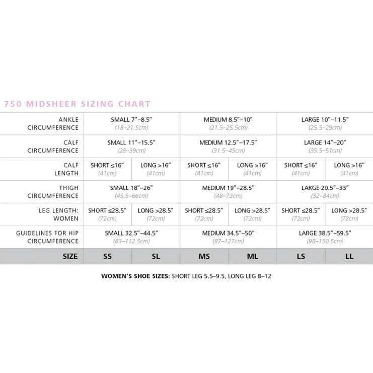 Sigvaris Women's Style Medium Sheer Thigh High Compression Stockings, 20-30mmHg - Image 2