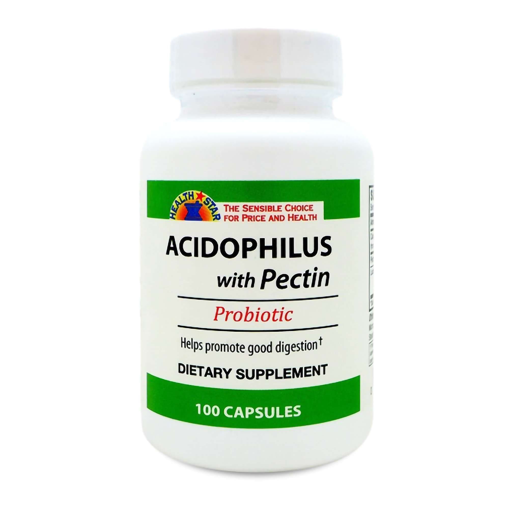 Health Star Acidophilus with Pectin Probiotic Supplement Capsule