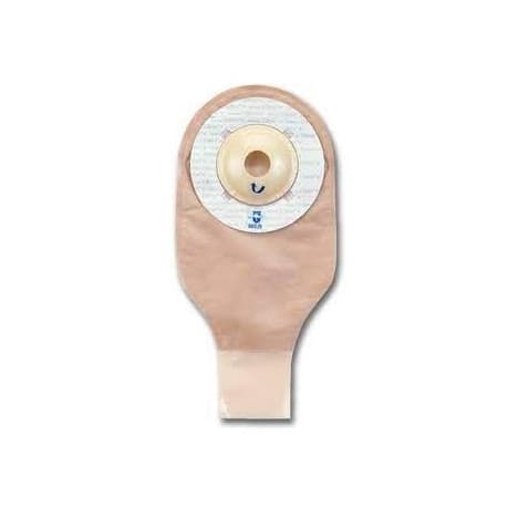 Ultralite One-Piece Flat Ileo Pouches with Skin Shield Barrier, Opaque, 9 Inch - Box of 10 - Image 1