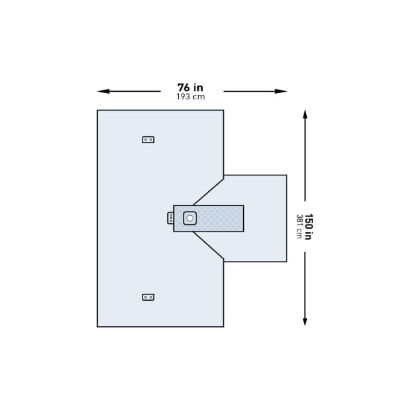 McKesson Orthopedic Hand Drape - Image 1