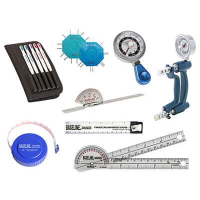 Baseline 8-Piece Hand Evaluation Set With Sensory Evaluators (Dellon Touch-Test)