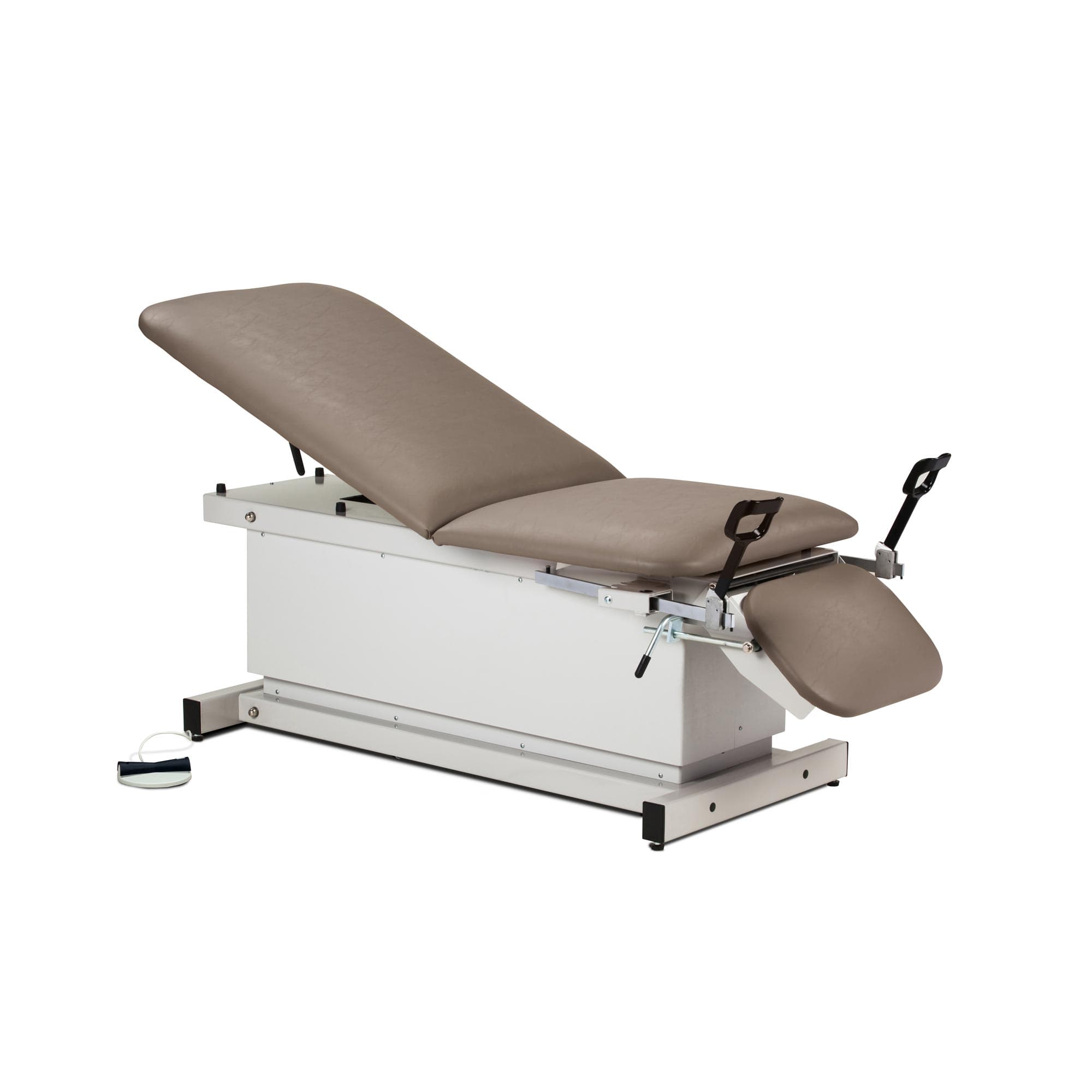 Clinton shrouded, power table with stirrups, adjustable backrest and footrest - Image 8