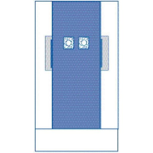 Medline Femoral Angiography Central Line Surgical Drape with Zip-Strip - Image 2