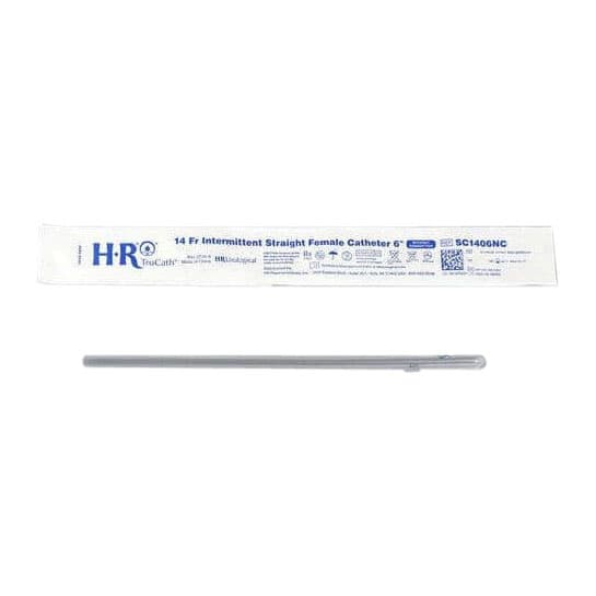 TruCath Intermittent Straight Catheter, No connector, Female