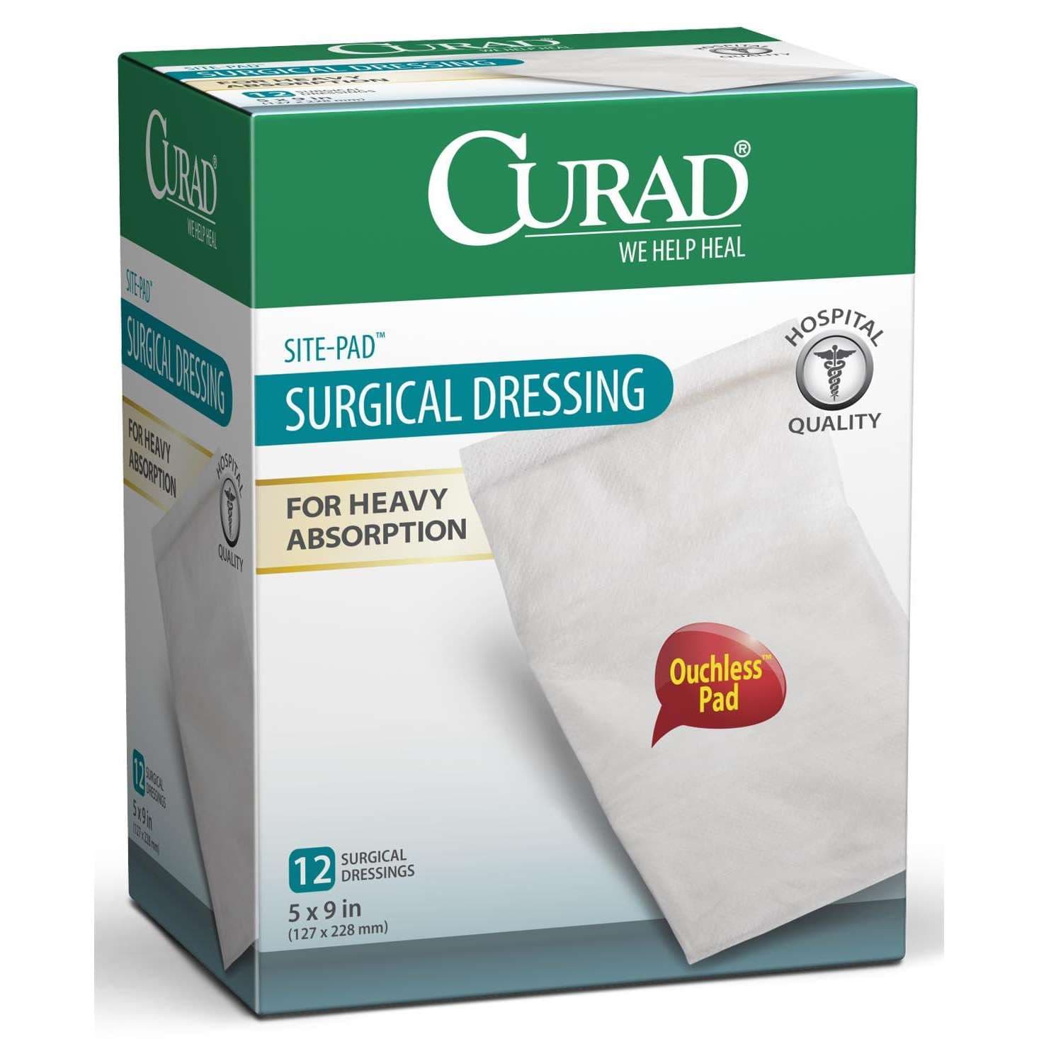 Curad Site-Pad Surgical Dressings - Case of 144 - Image 1
