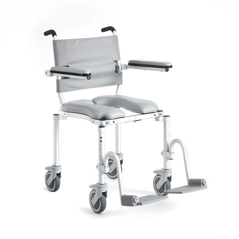 Nuprodx multiCHAIR 4000TX Portable Rolling  Shower Commode Chair