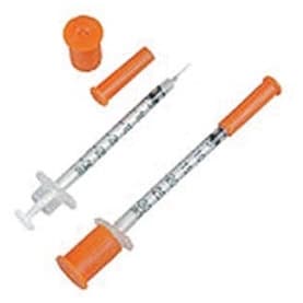 Comfort Point Lo-Dose Standard Insulin Syringe with Attached Needle