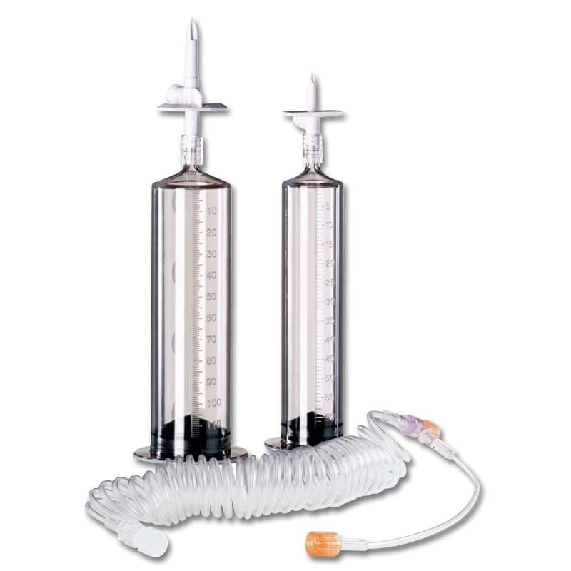 Medrad Spectris Solaris EP MRI Dual Syringe Kit with 96 Inch Tubing - Box of 50
