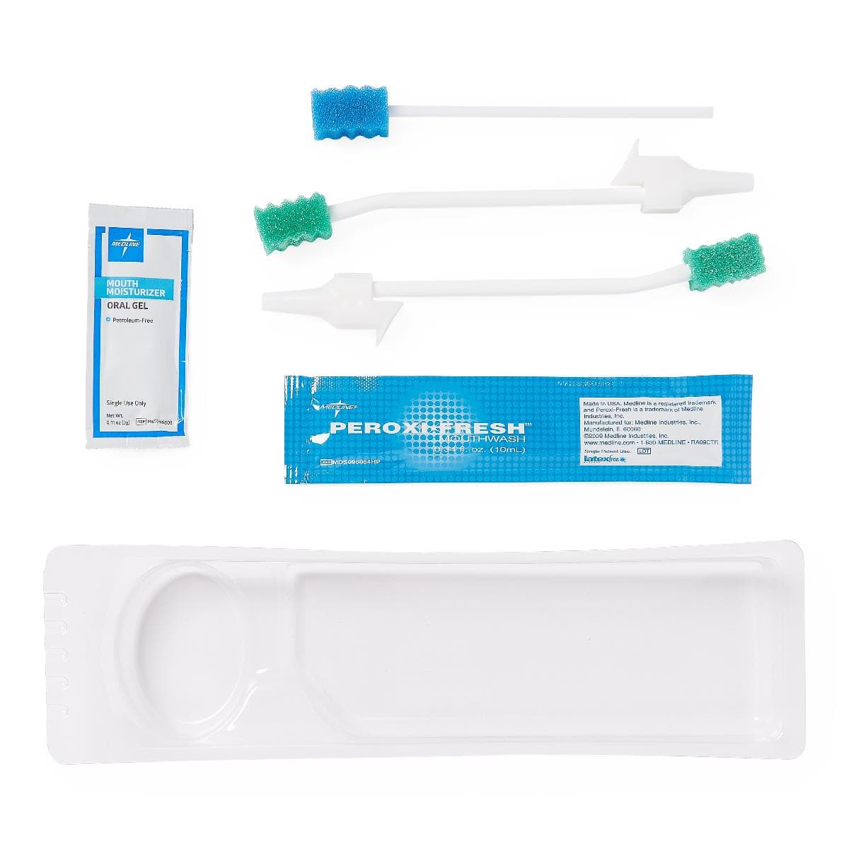 Medline Standard Suction Swab Kit with Hydrogen Peroxide
