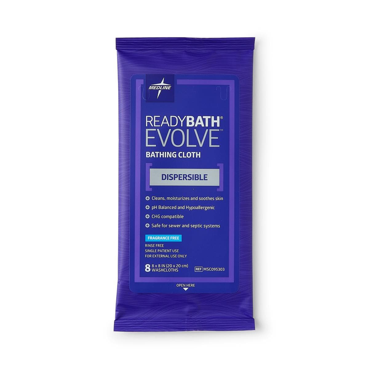 ReadyBath Evolve Fragrance-Free Bathing Wipes