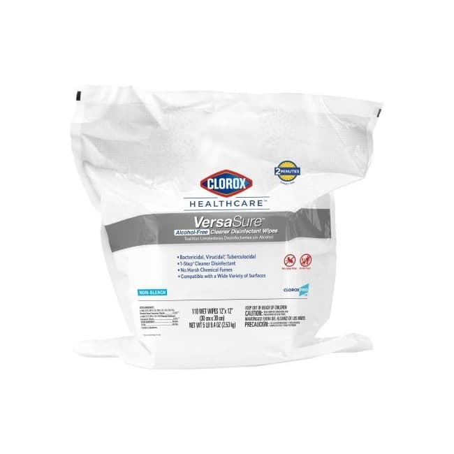 Clorox Healthcare VersaSure Surface Disinfectant Wipe, 12 x 12 Inch - Image 1