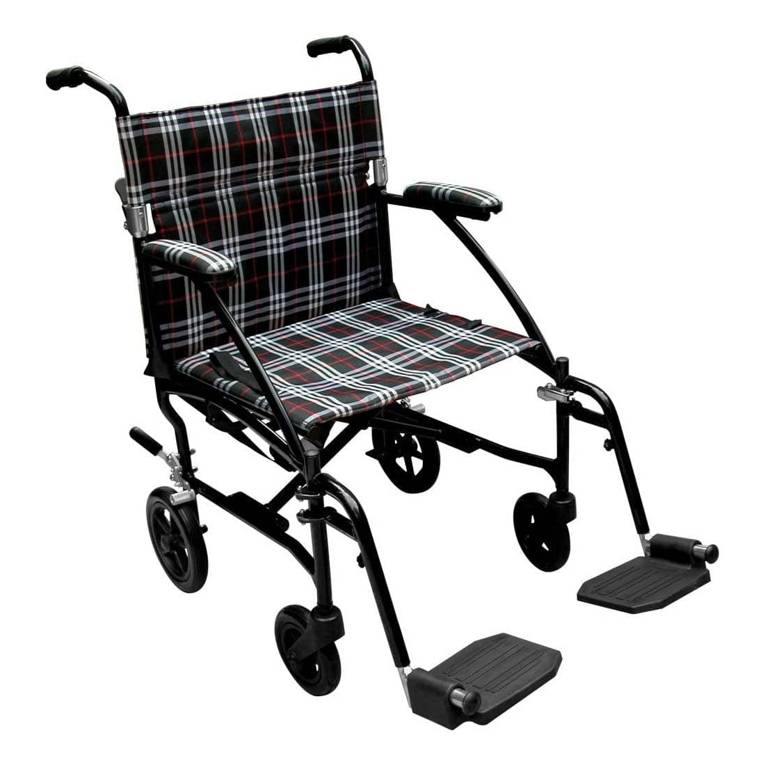 Drive Medical Fly-Lite aluminum transport wheelchair - Image 1
