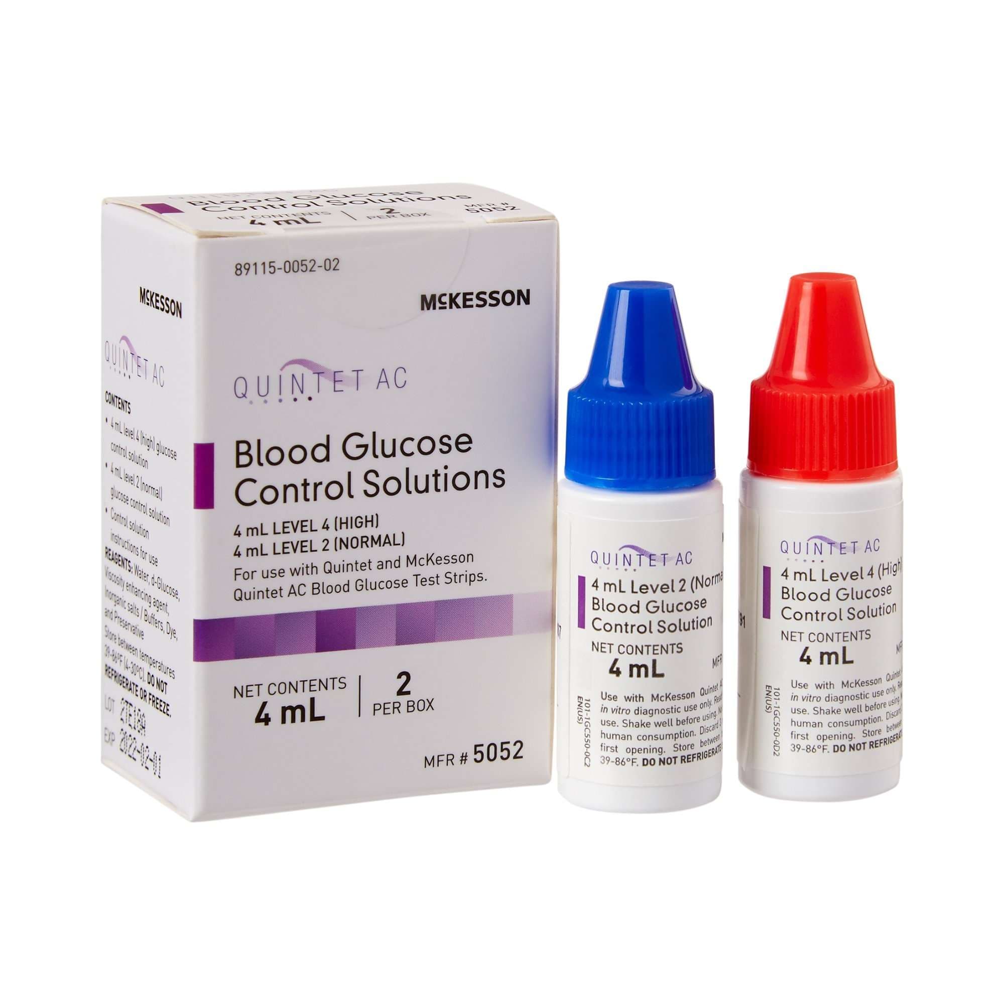 McKesson Quintet AC Blood Glucose Control Solution - Image 1