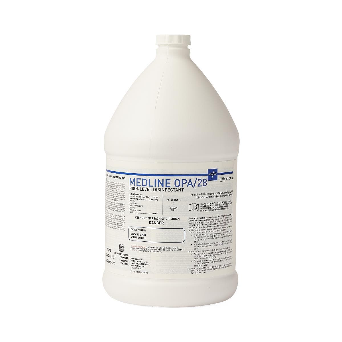 Medline Opa 28-Day Disinfectant, 1 gal. - Image 1