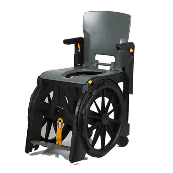 WheelAble Shower Commode Chair with Self Propel