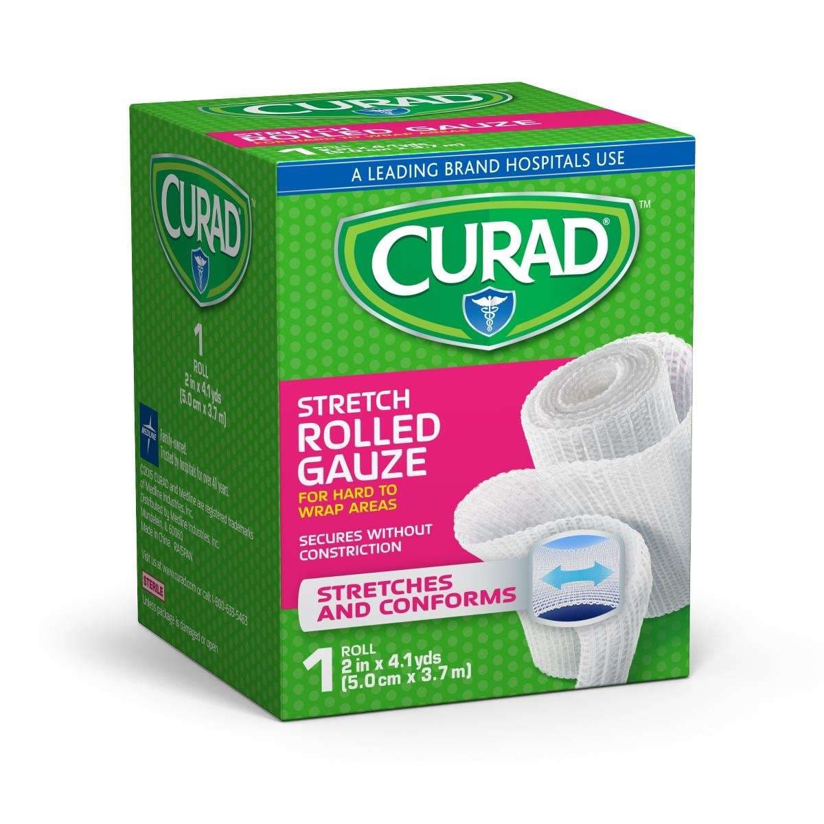 Curad Sterile Rolled Gauze - Case of 24 - Image 1
