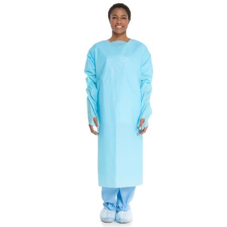 Halyard Protective Procedure Gown, Blue