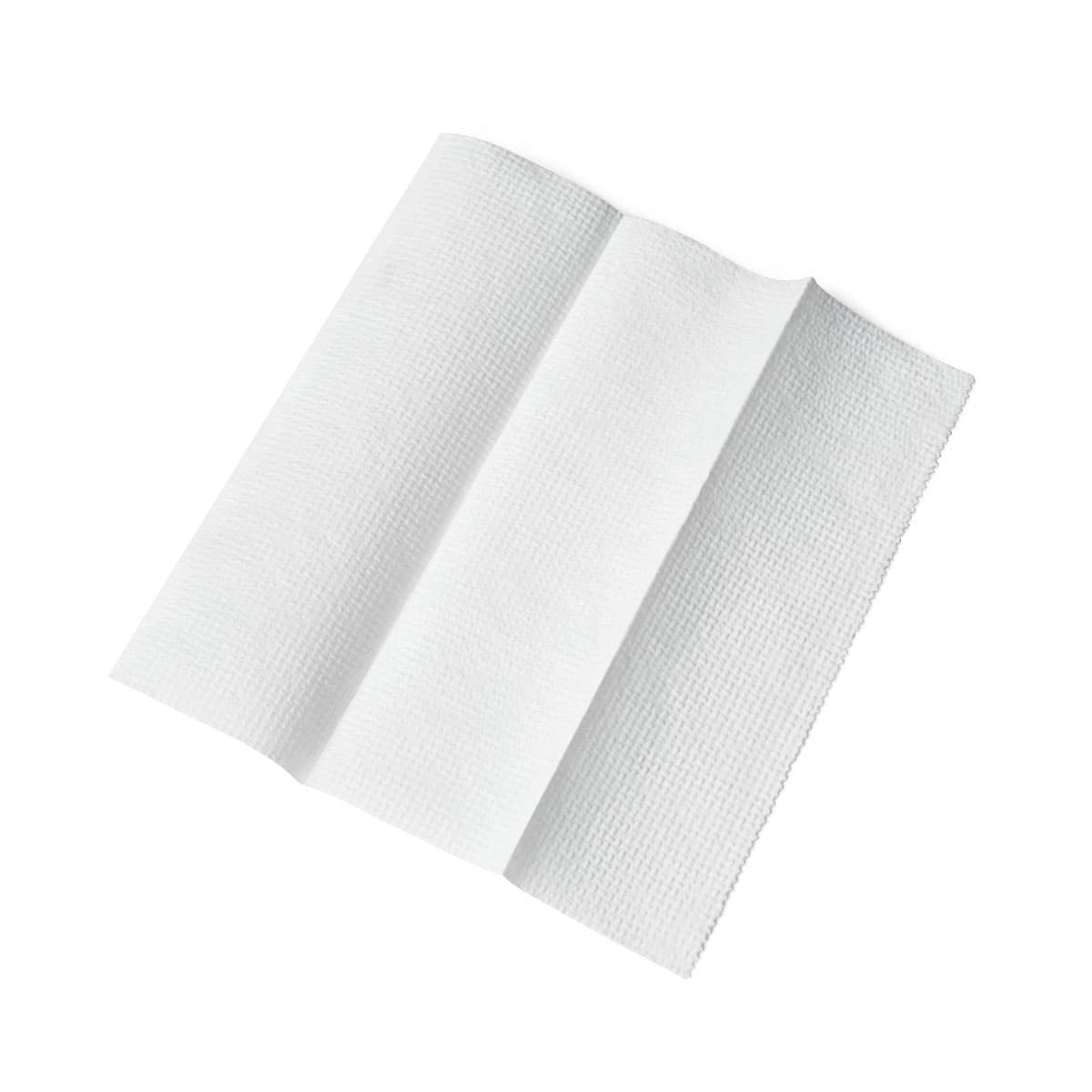 Medline Deluxe Multifold White Paper Towels - Package of 250 - Image 2
