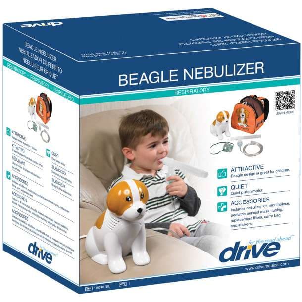 Drive Beagle Compressor Nebulizer with Reusable and Disposable Neb Kit - Image 2