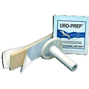 Urocare Uro-Con Texas-Style Male External Catheter with Urofoam-2 & Uro-Prep 2"Tube, 35mm Diameter - Image 1