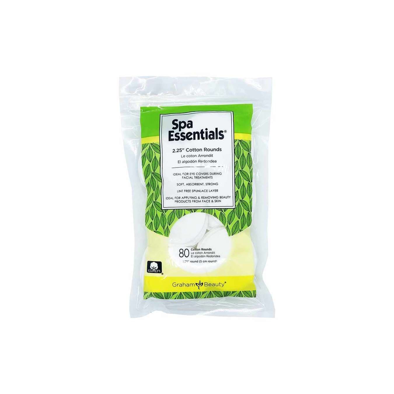 Spa Essentials Cotton Round White NonSterile - Image 1