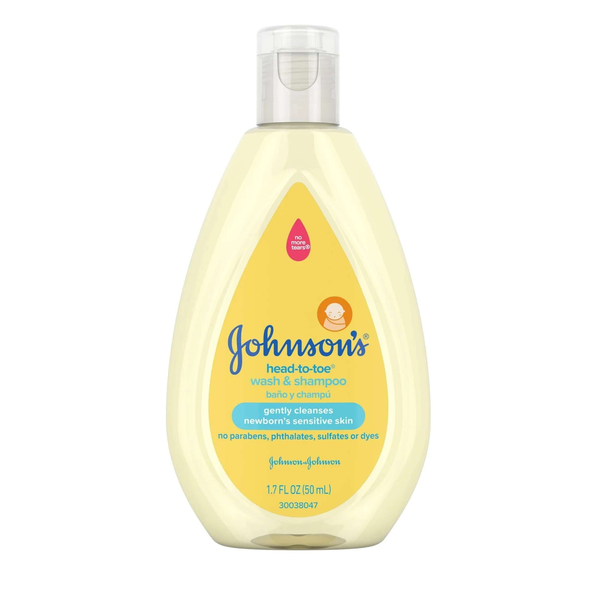 Johnson's Baby Head-to-Toe Baby Shampoo and Body Wash, 13.6 oz - Image 1